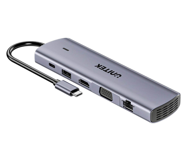 Unitek Hub USB-C 11w1 z obsługą dwóch monitorów - 1540411 - zdjęcie 2